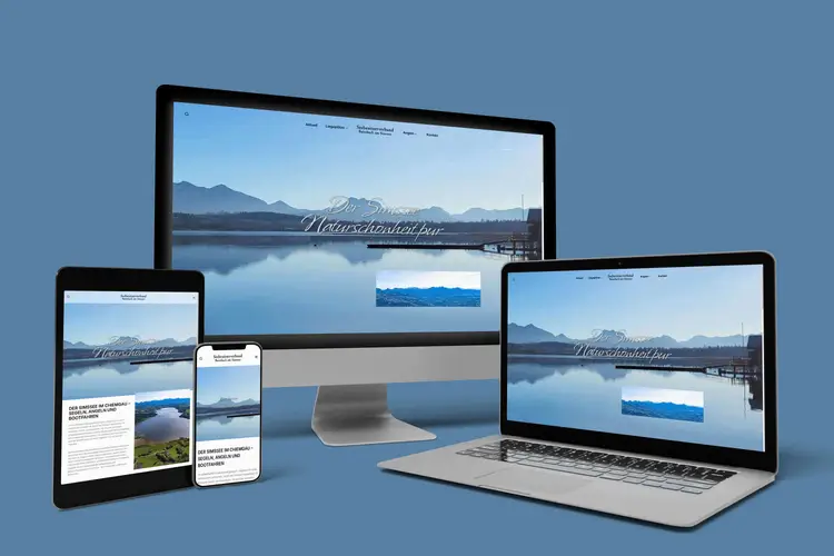 Seebesitzerverband Simssee Webdesign